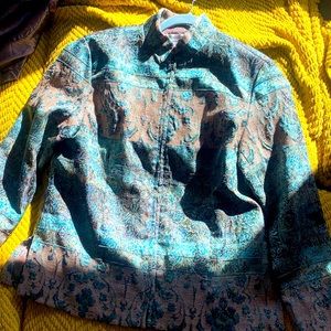 Coldwater Creek Vintage Zip-Up Blazer
